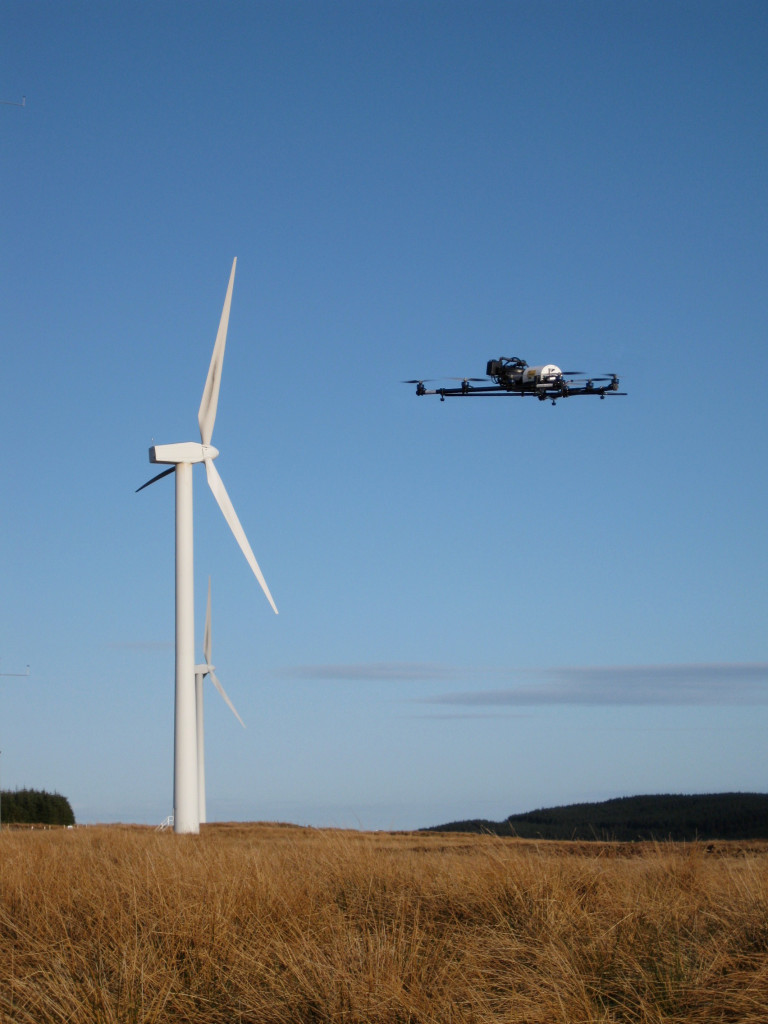 Drone + turbine