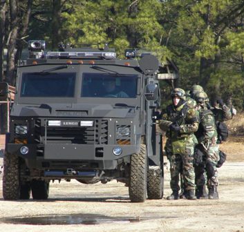 Drone crashes into SWAT team tank during police test near Houston ...