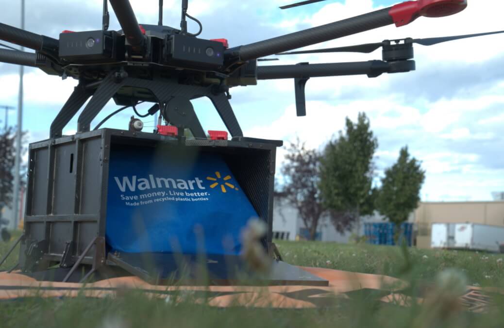 walmart drone up