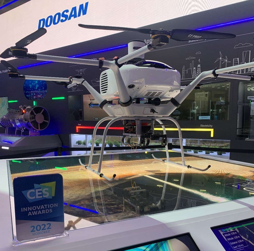 Doosan Mobility Innovation and 42air signs MOU for hydrogen-powered Fuel cell drone delivery service at CES 2022 – sUAS News – The Business of Drones
